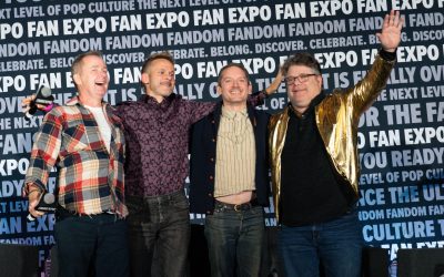 Sean Astin, Billy Boyd, Dominic Monaghan, and Elijah Wood